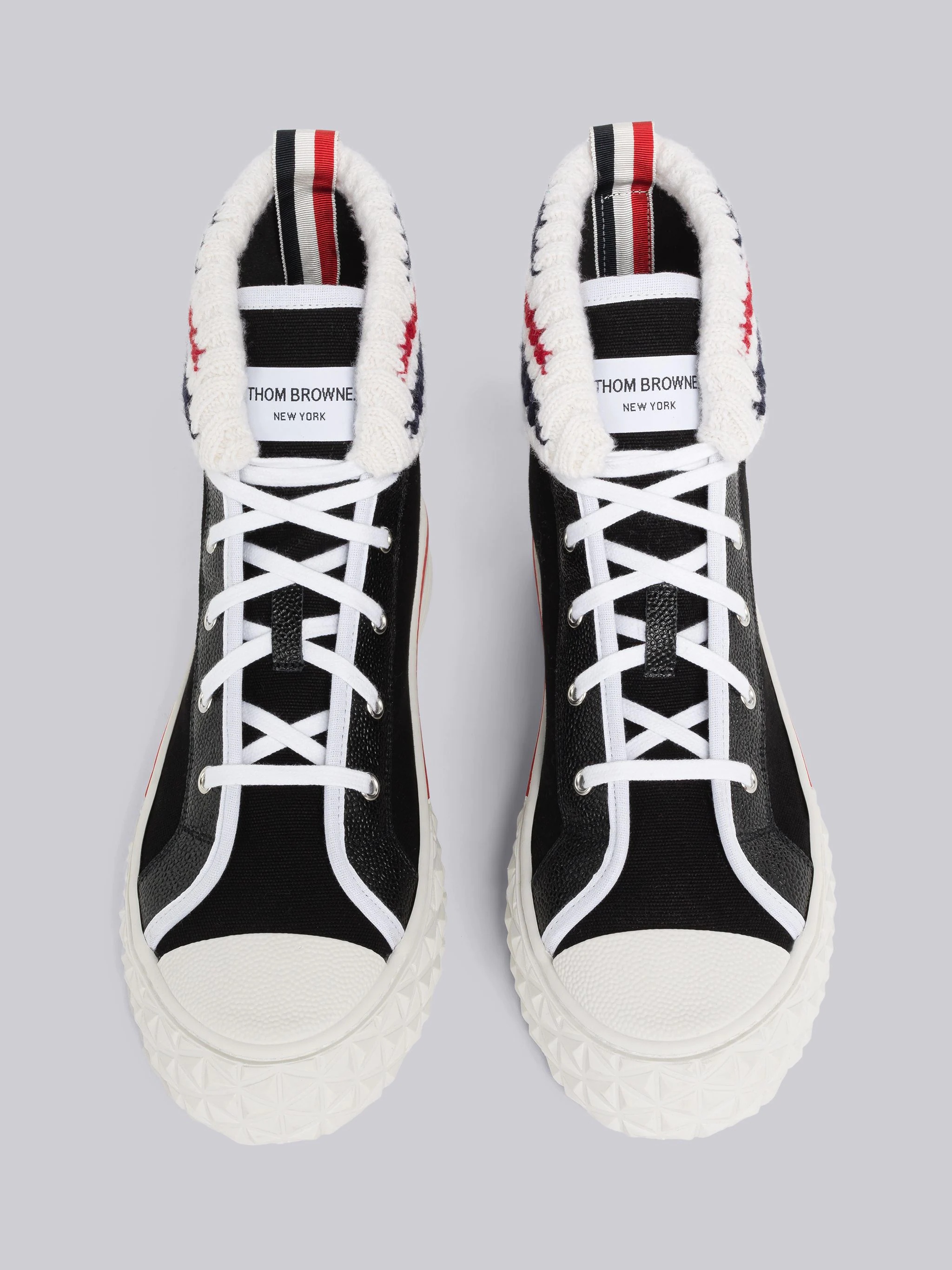 Canvas Tartan Collegiate High Top - 4