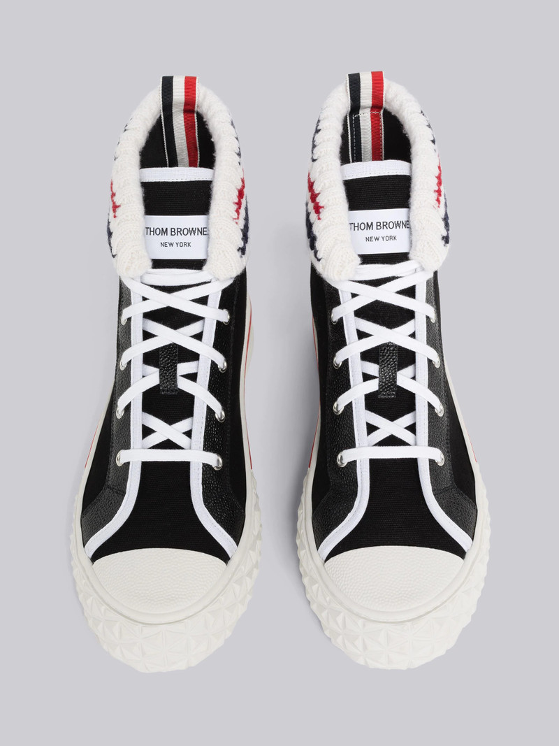 Canvas Tartan Collegiate High Top 4