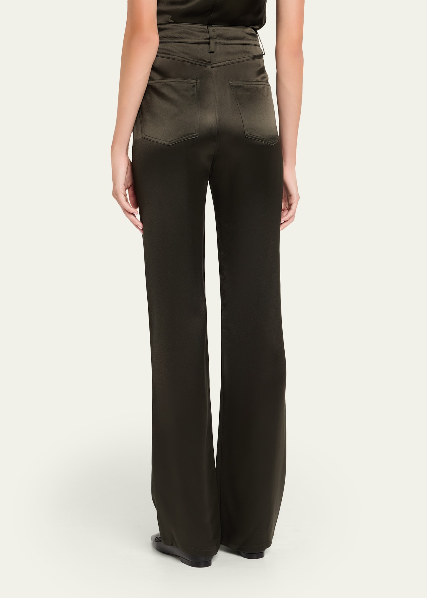 Tita Straight-Leg Satin Pants - 3