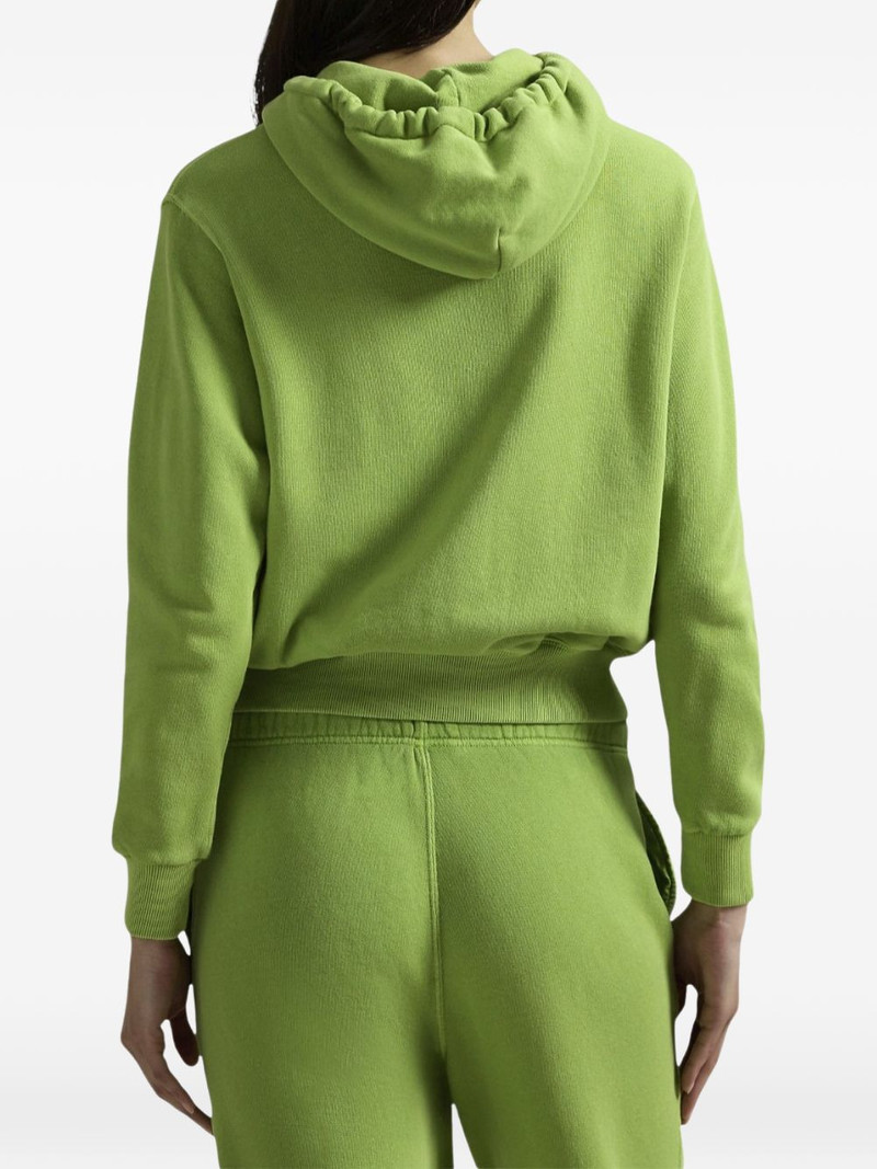 logo-embroidered hoodie 4