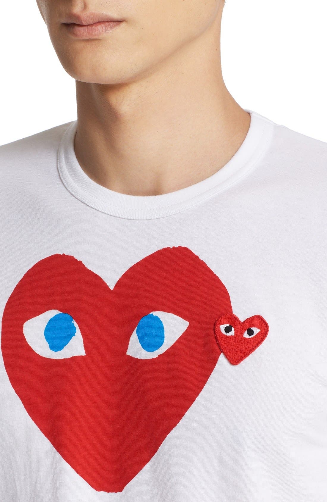 Heart Face Graphic Tee - 5