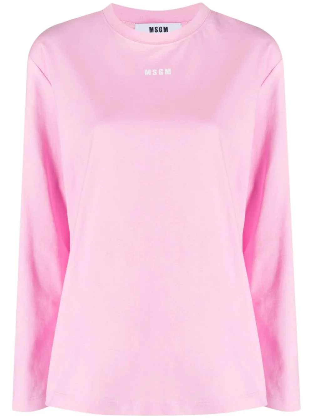 logo-print cotton top - 1