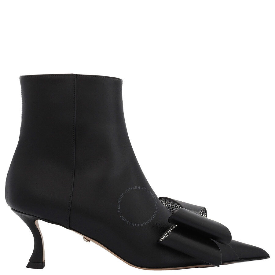 Open Box - Mach & Mach Le Cadeau Leather Boots, Brand Size 36 ( US Size 6 ) - 1