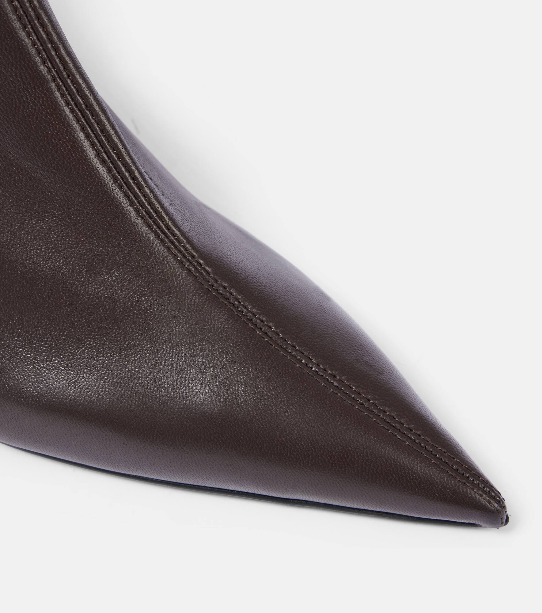 Leather sock boots - 5