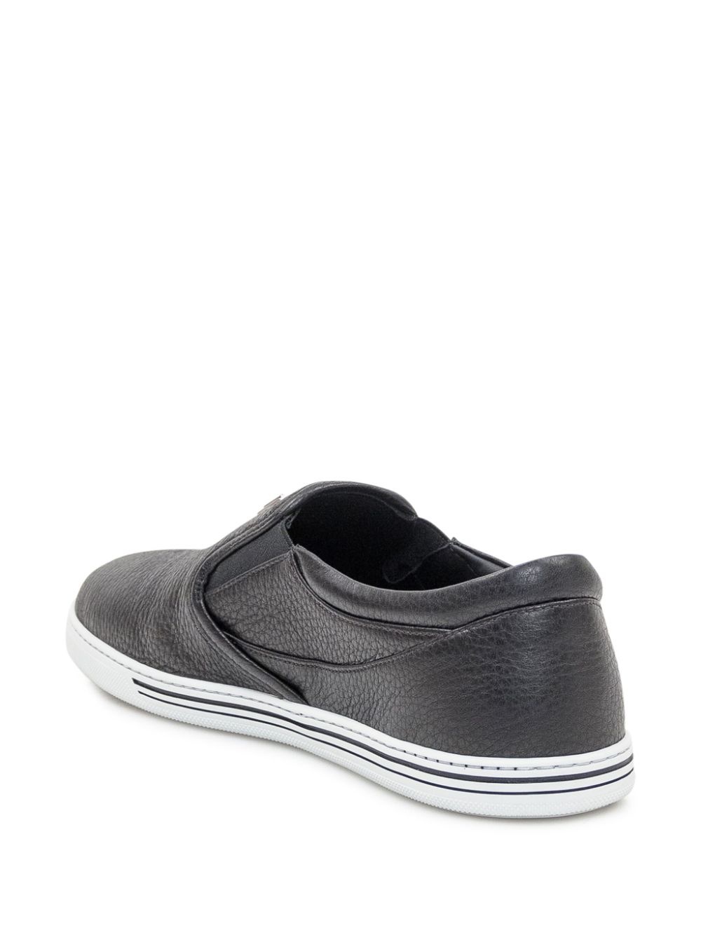 【Dolce Gabbana】LOW-TOP SNEAKERS◆CK2329AN298 Calfskin nappa Portofino sneakers with lettering in White