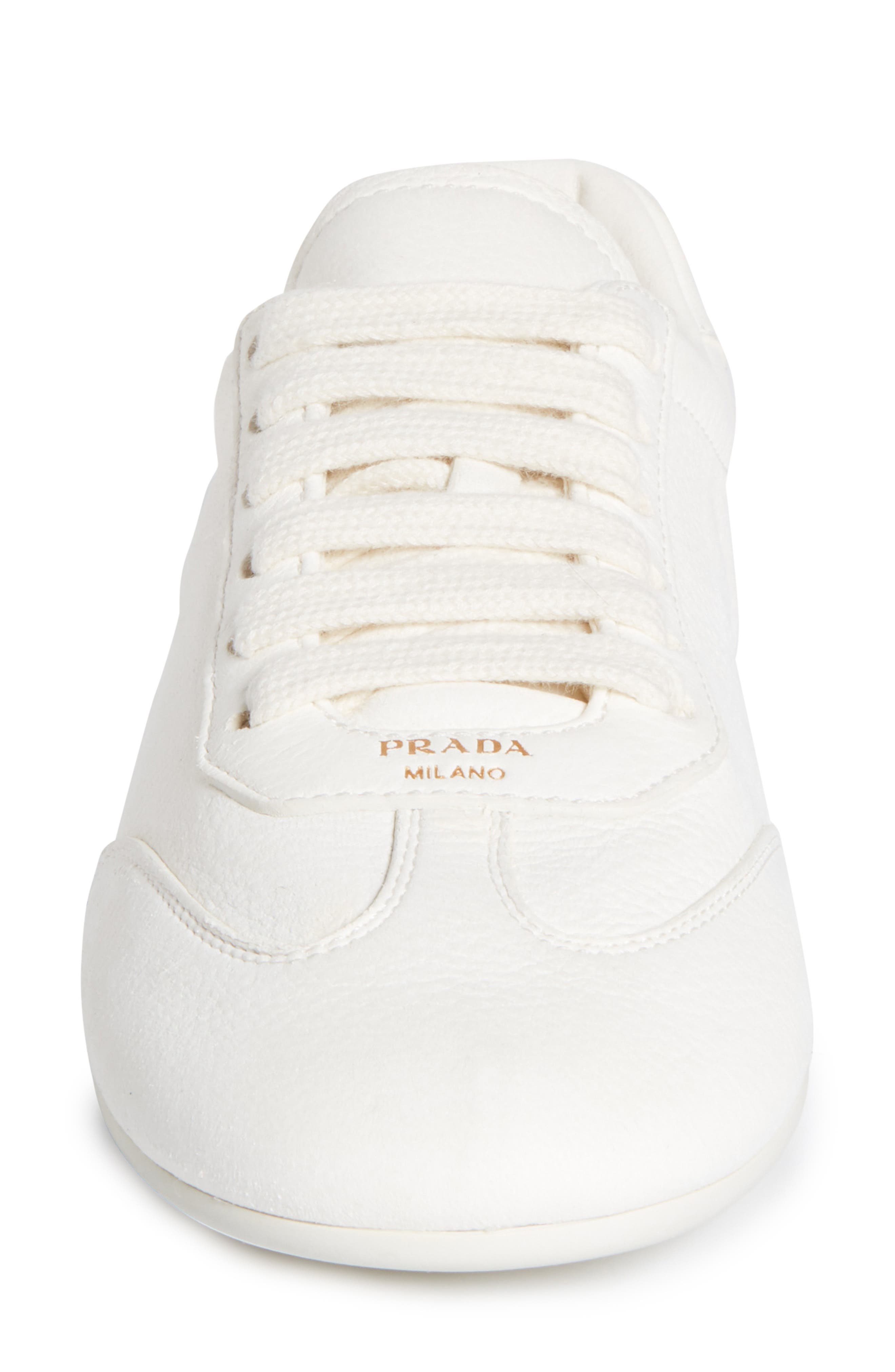 Prada Low Top Sneaker in Avorio at Nordstrom - 4
