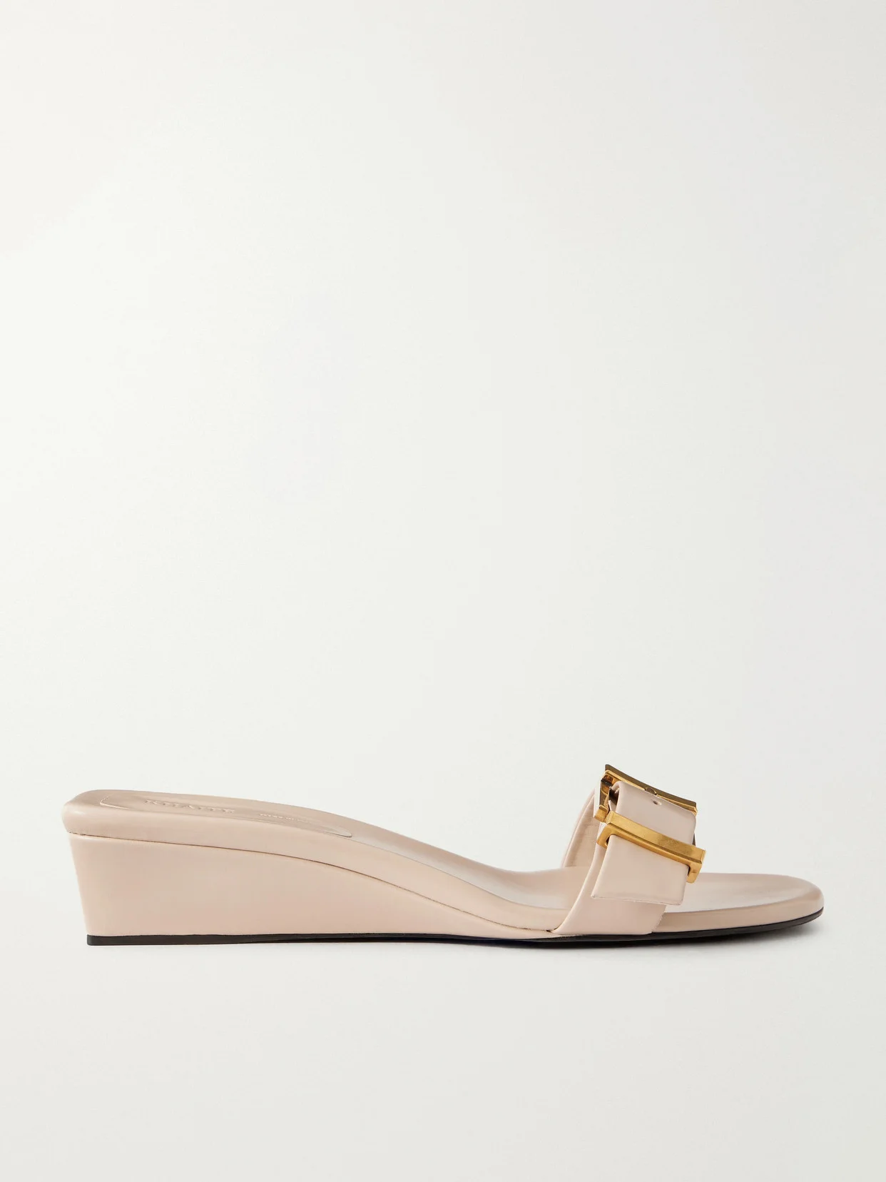 Manhattan Buckled Leather Sandals - 1