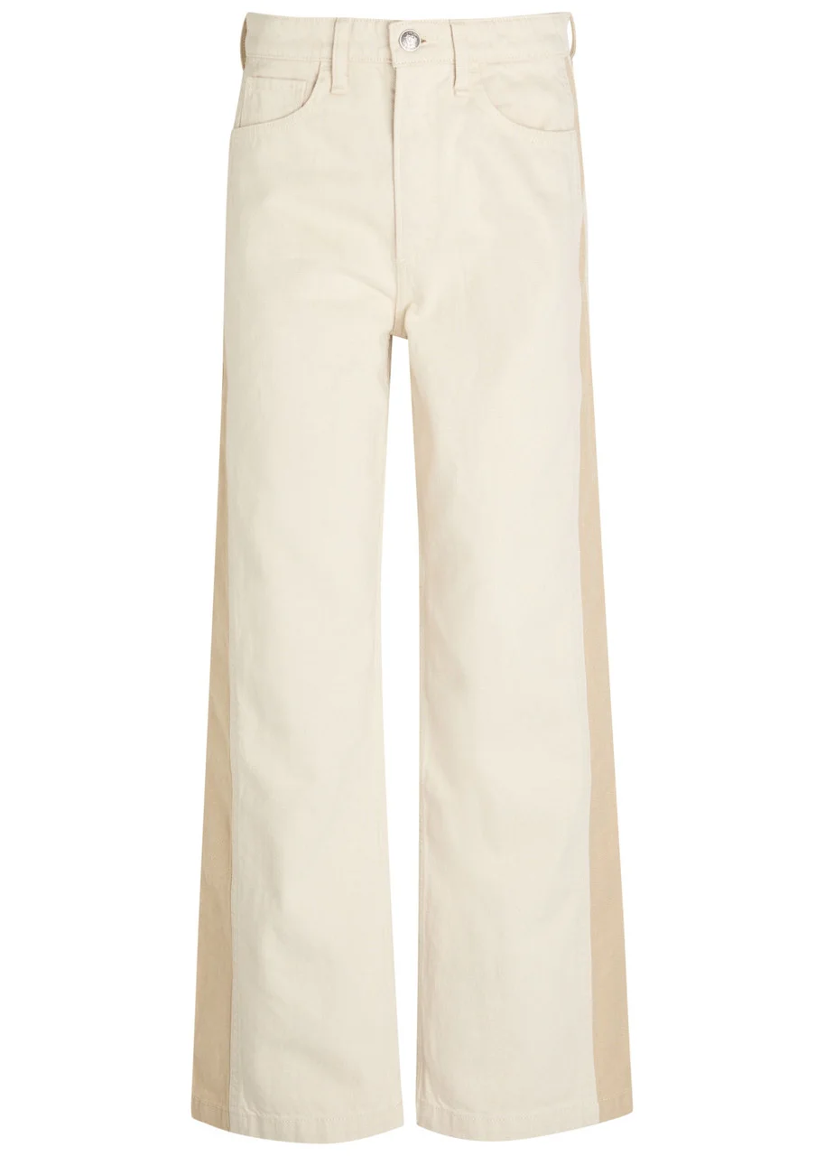 Rag & Bone Logan Panelled Wide-leg Jeans - 1