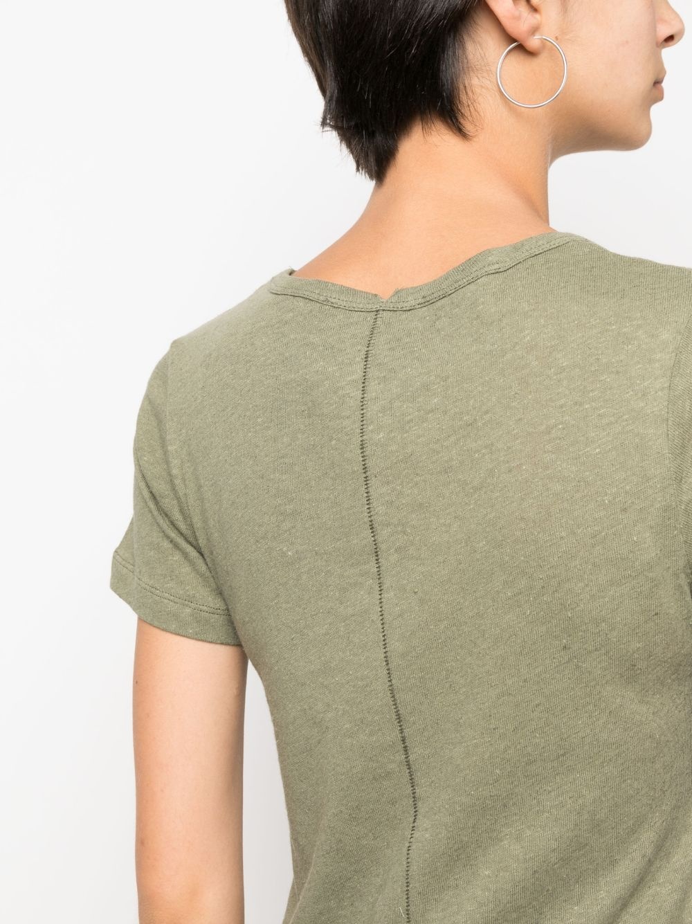short-sleeve mélange T-shirt - 5