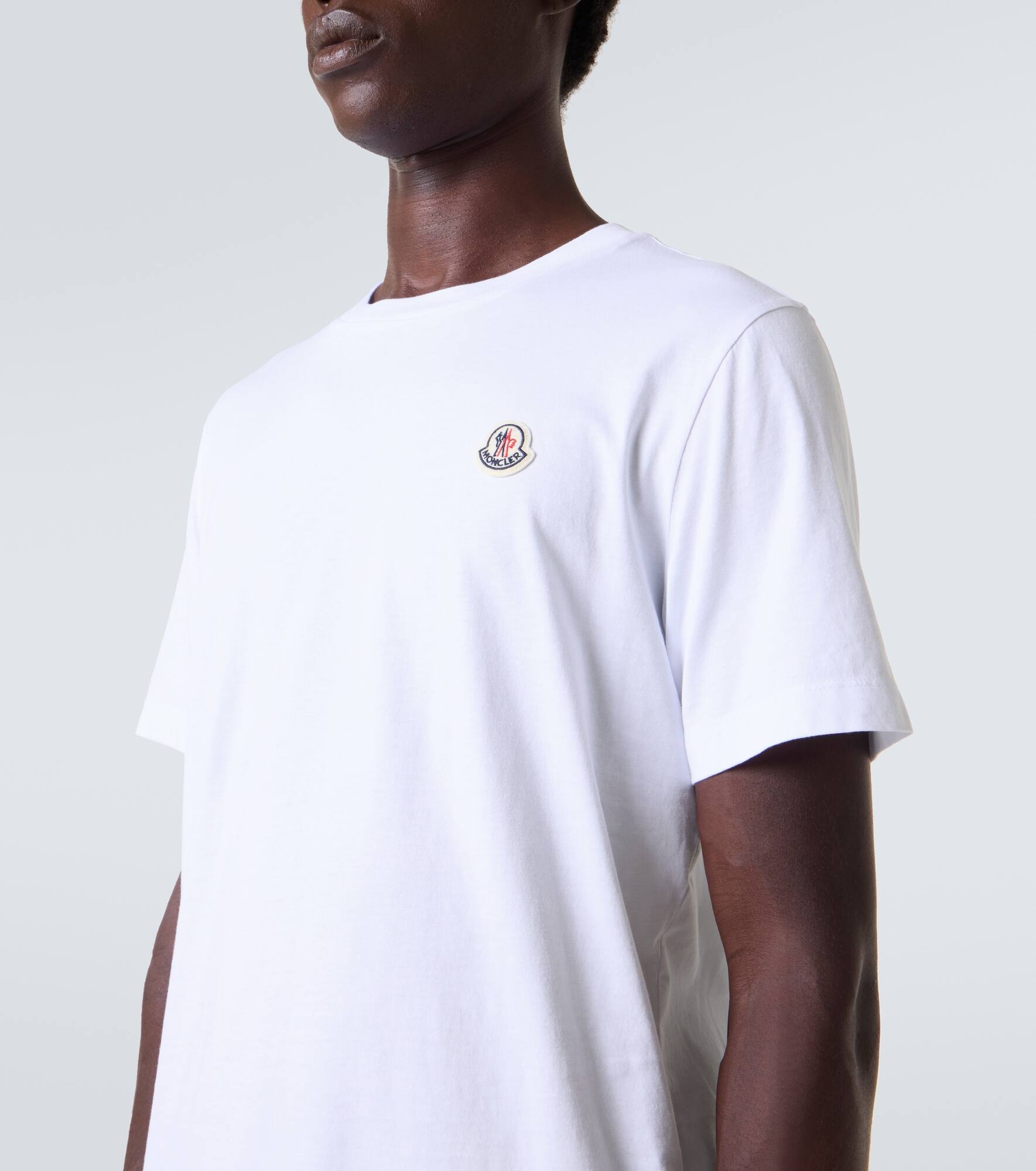 Set of 3 logo cotton jersey T-shirts - 5