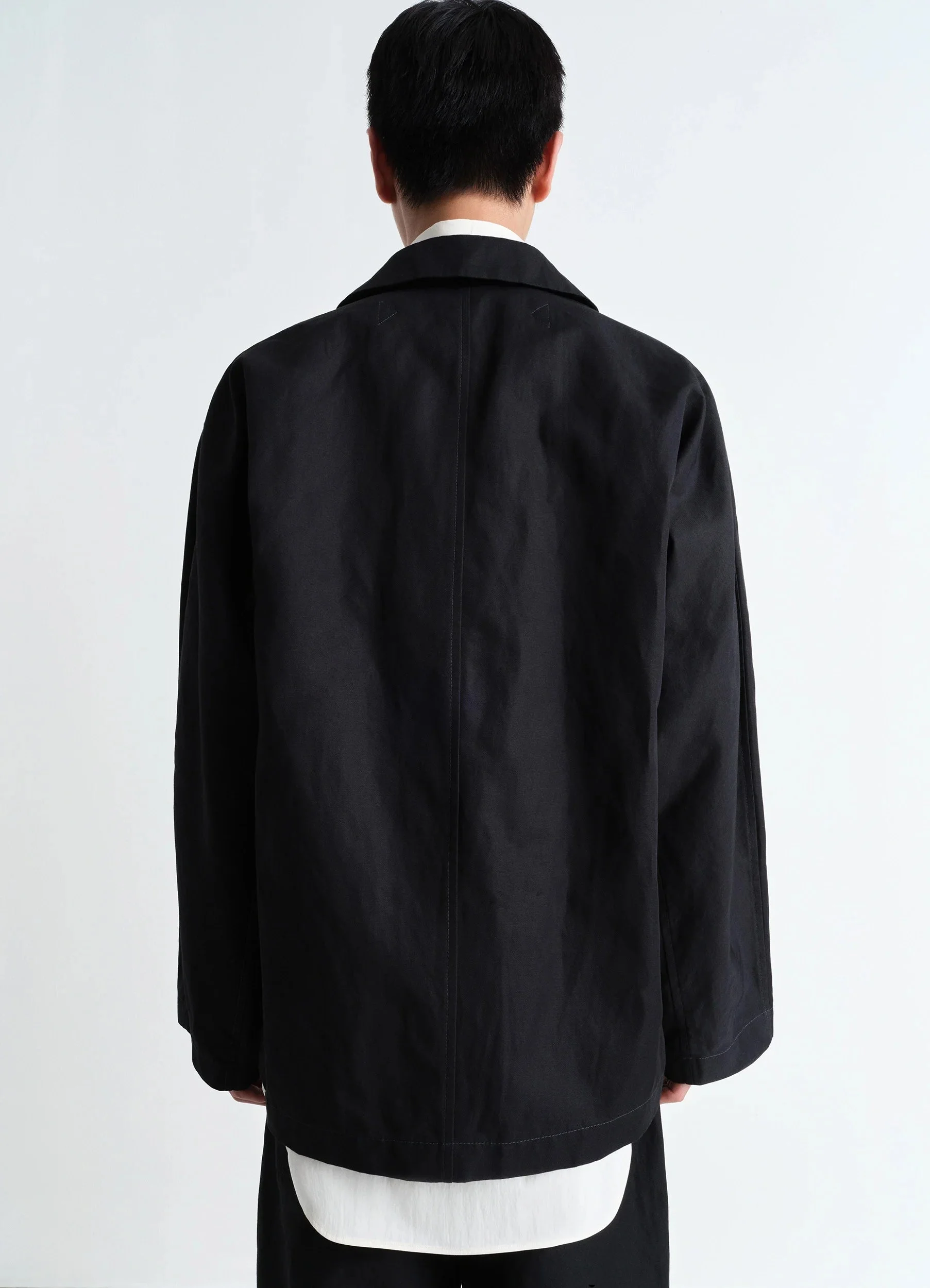 ジャケット・アウター LEMAIRE BOXY SB WORKWEAR JACKET Lemaire Relaxed SB Workwear Jacket Black/Grey – Neighbour