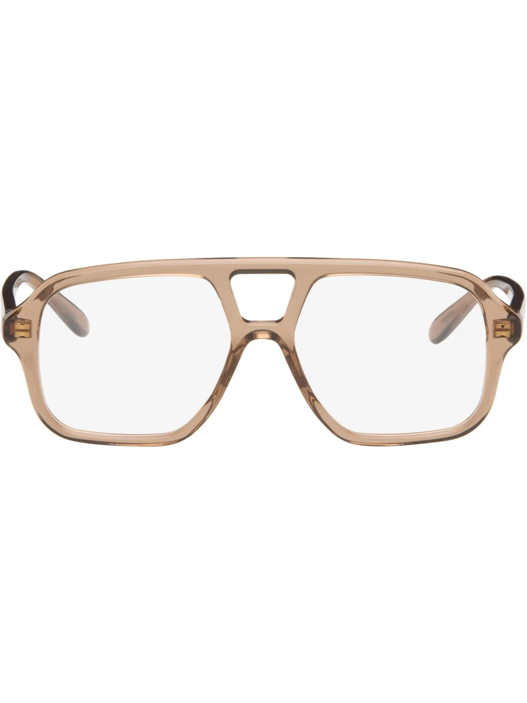 Brown Slim Glasses - 1