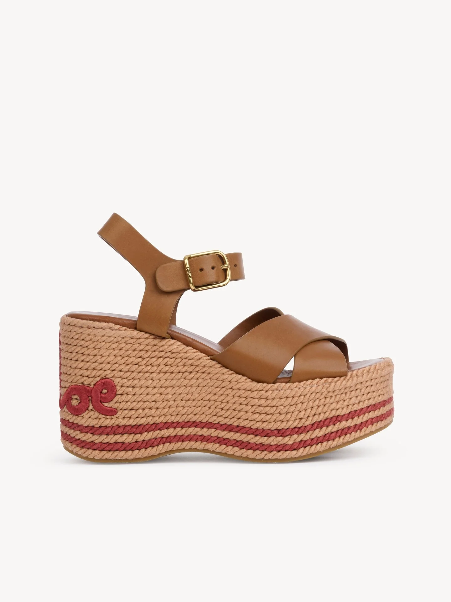 CHLOÉ SAND WEDGE SANDAL - 1