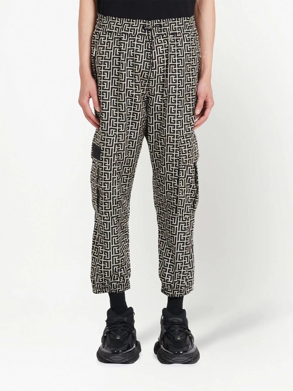 monogram-print track pants - 5