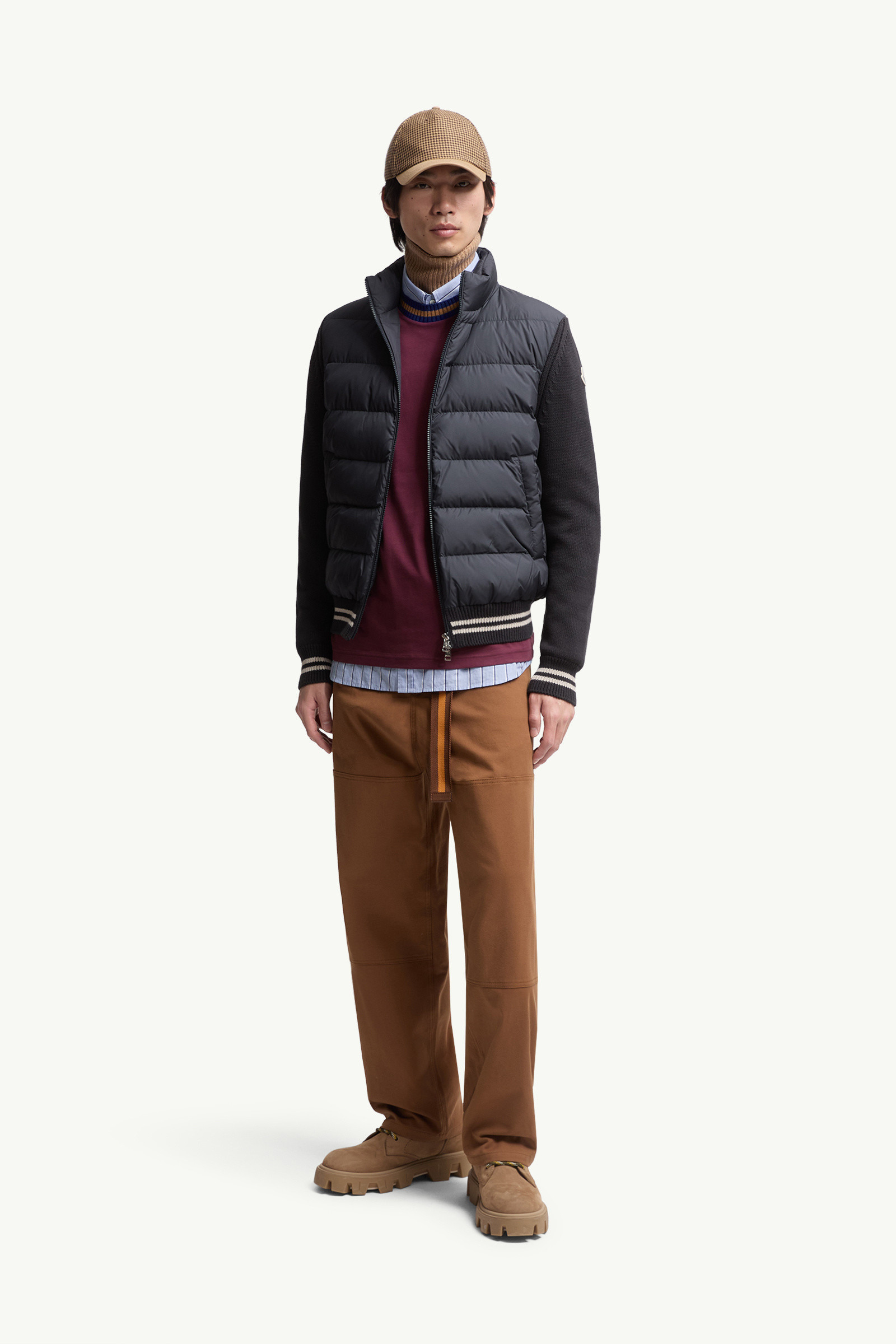 Padded Cotton Cardigan - 2