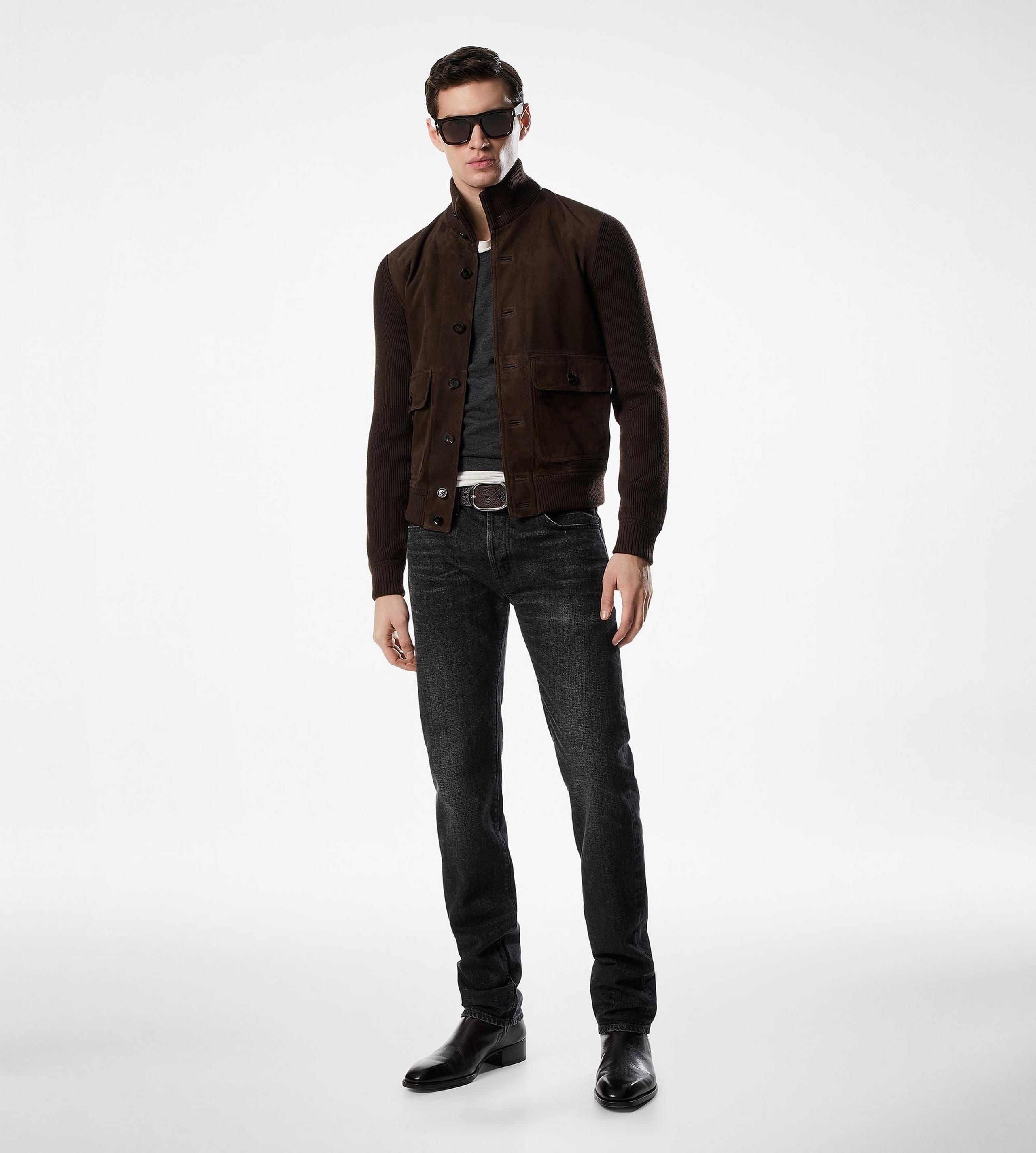 SUEDE FRONT MERINO BLOUSON - 2