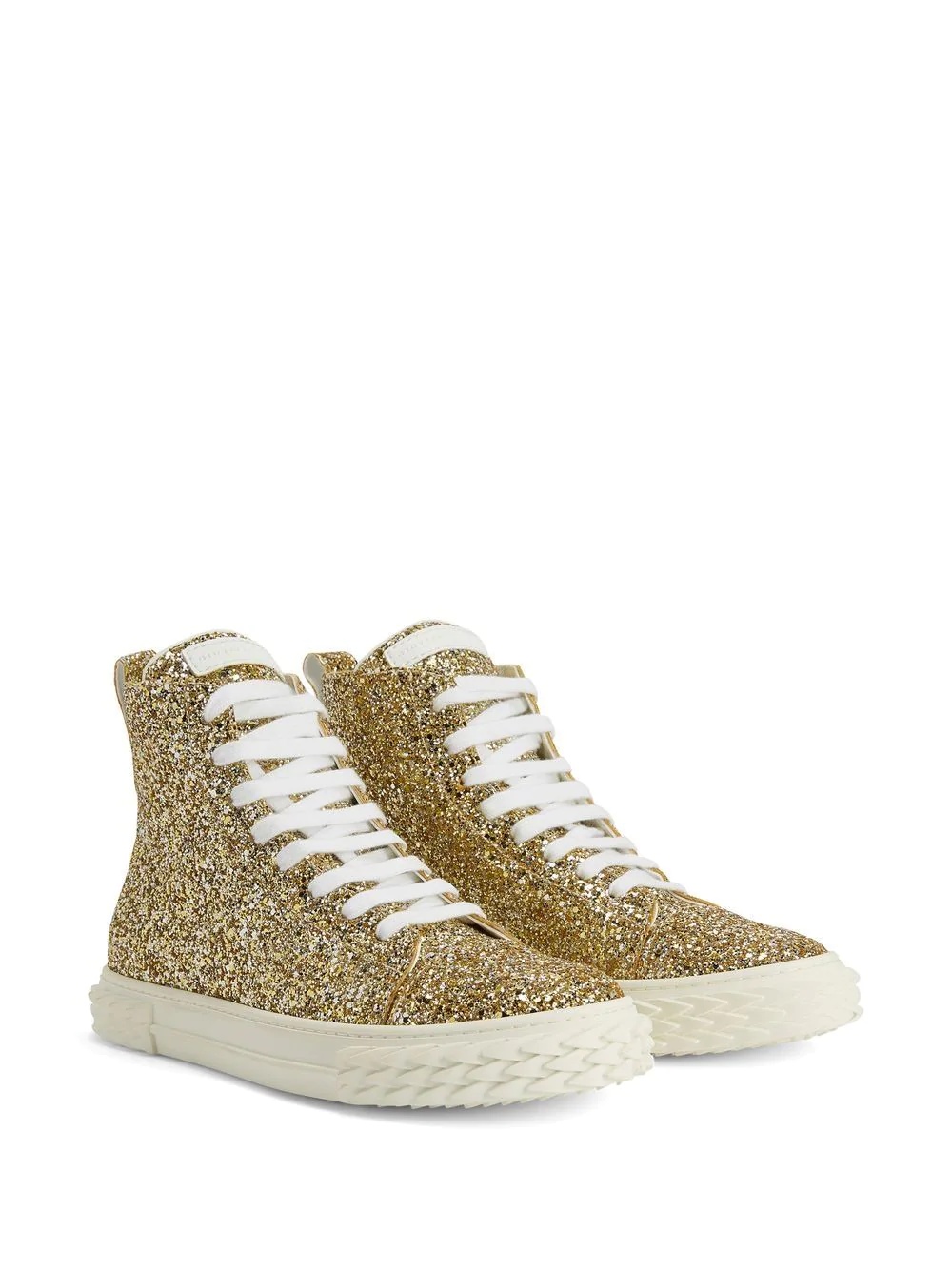 Ecoblabber glitter high-top sneakers - 2