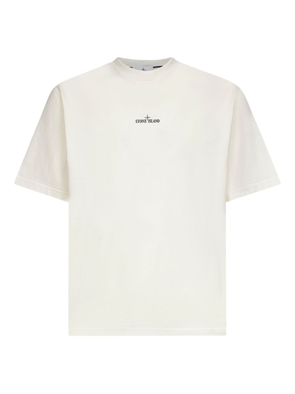 logo-print crew neck T-shirt - 1