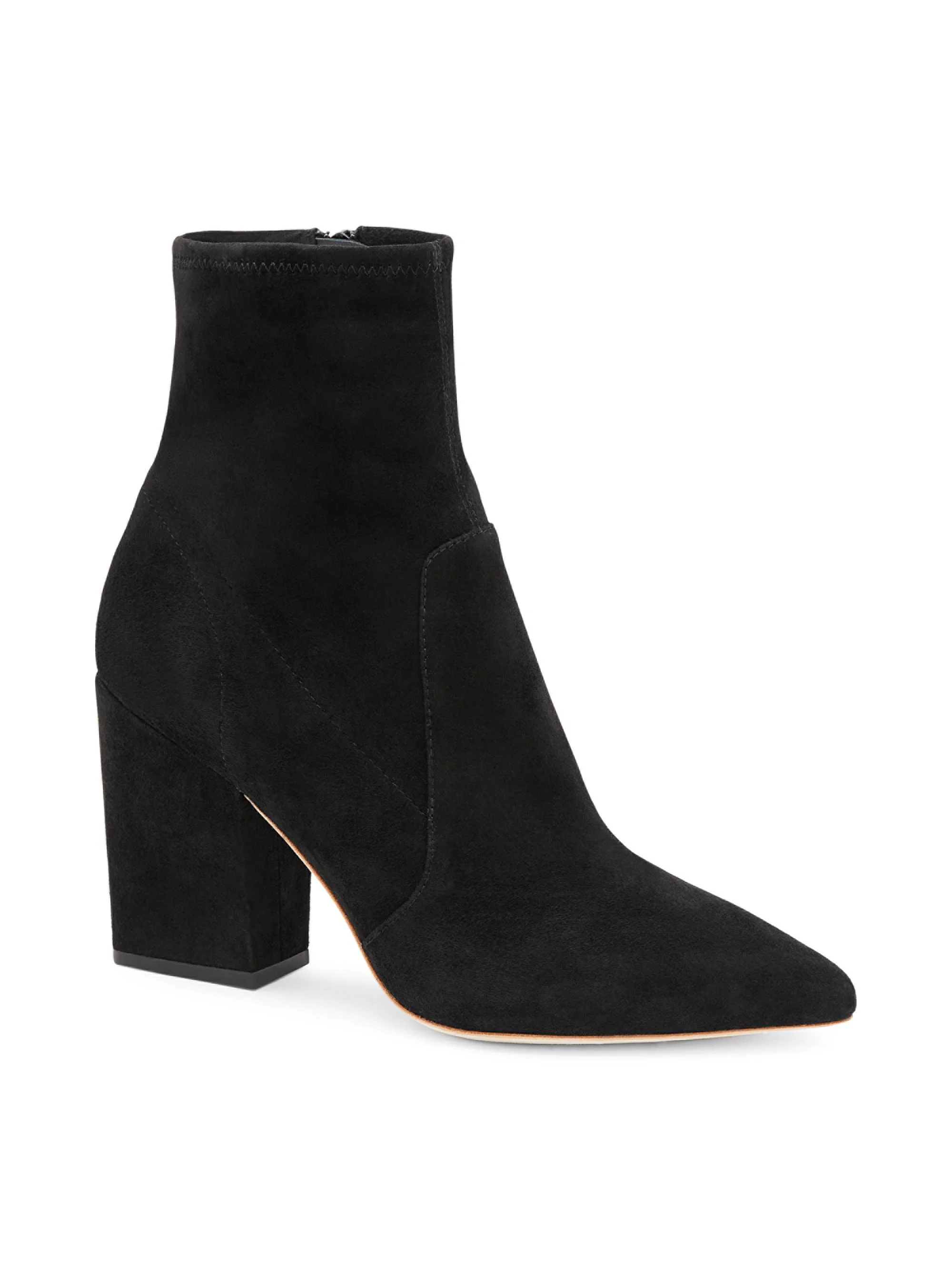Women's Isla Suede Ankle Boots - Black - 1