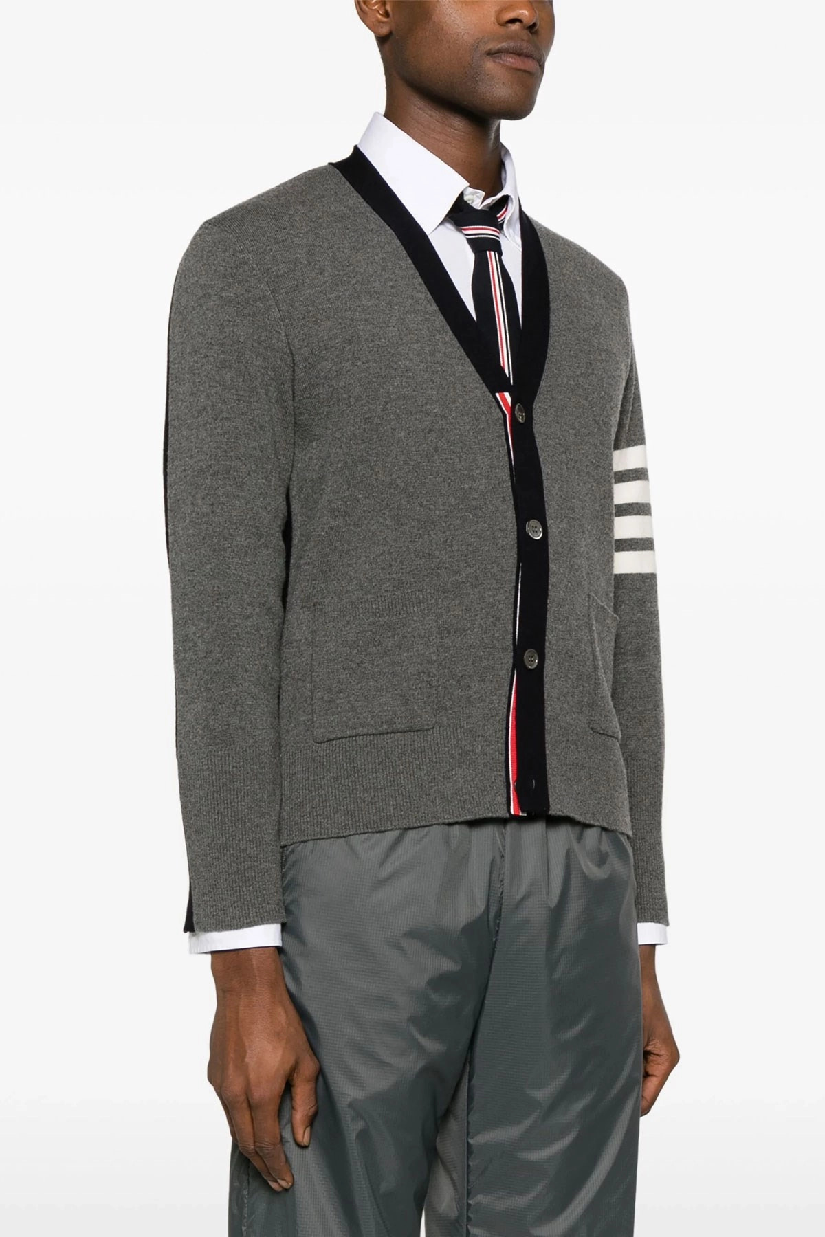'4 Bar' cardigan - 2