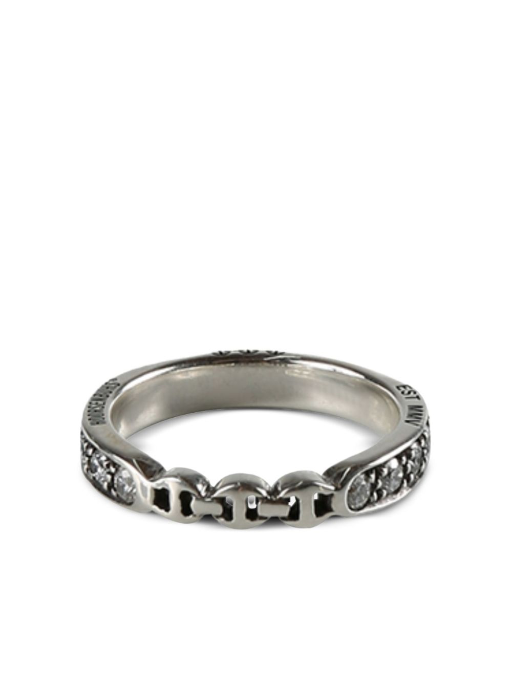 engraved metal ring - 2