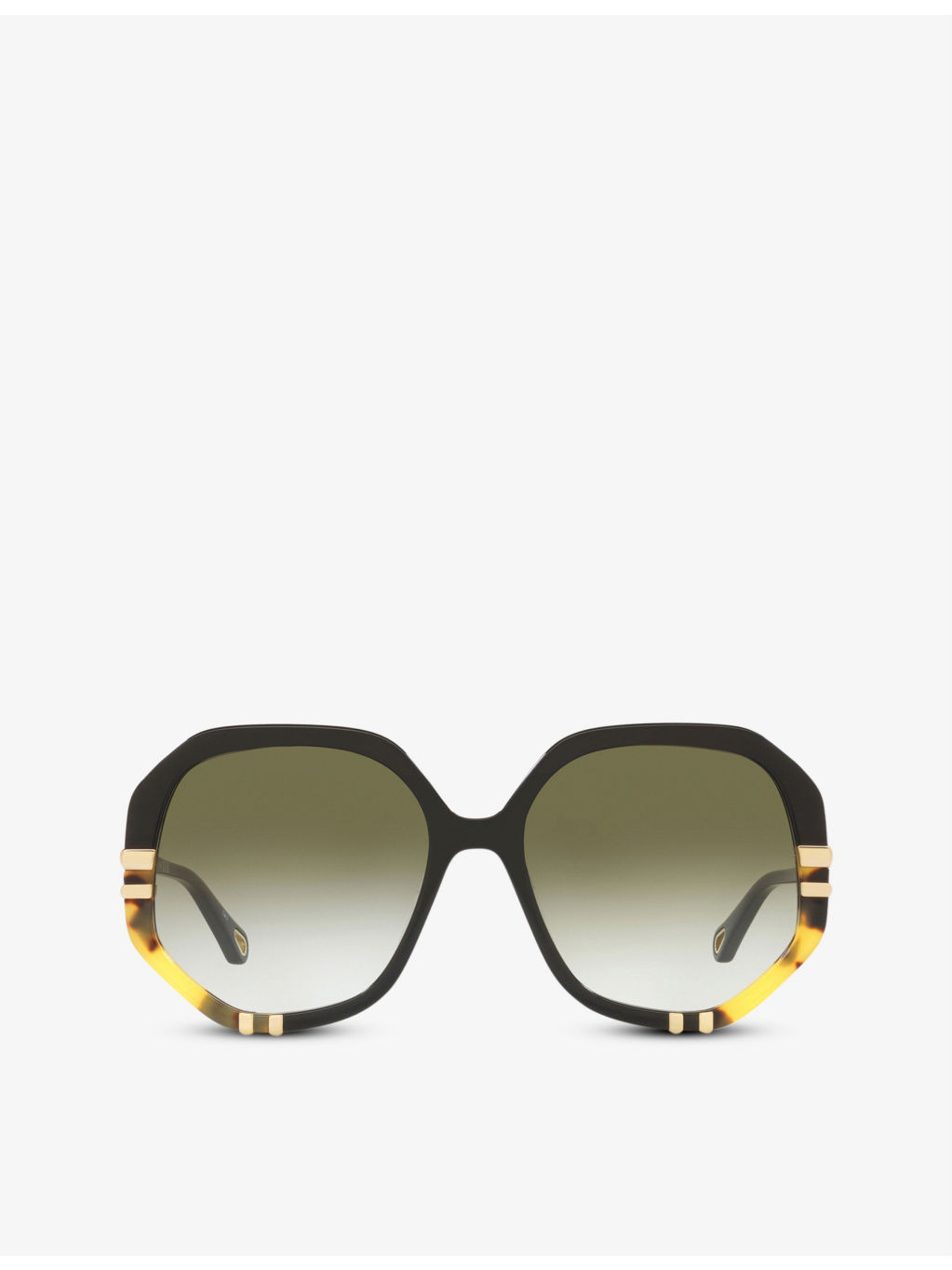 CH0105S hexagonal-frame acetate sunglasses - 1