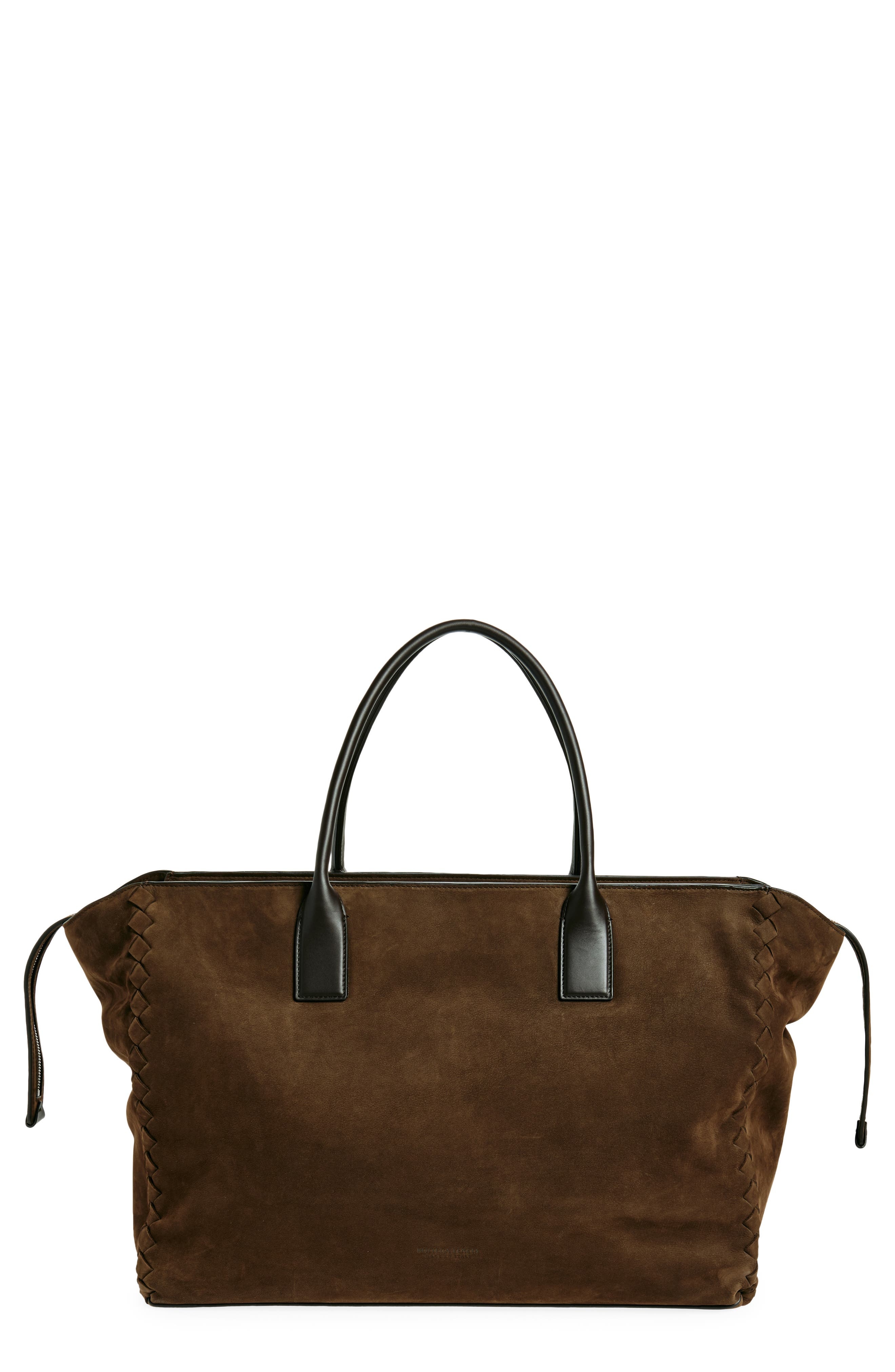 Bottega Veneta Large Zipped Cabat Nubuck Leather Tote in 2145 Fondant/Silver at Nordstrom - 1