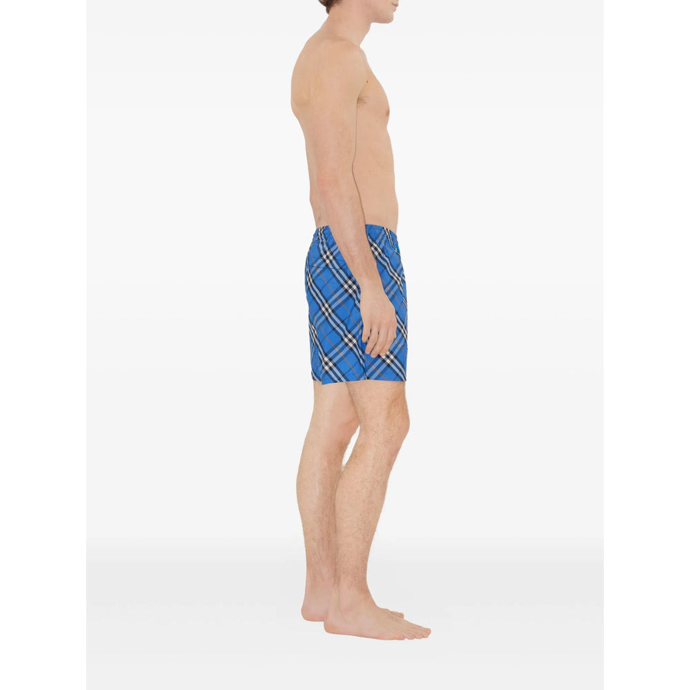Burberry Blue Beachwear - Swim Shorts Men - 5