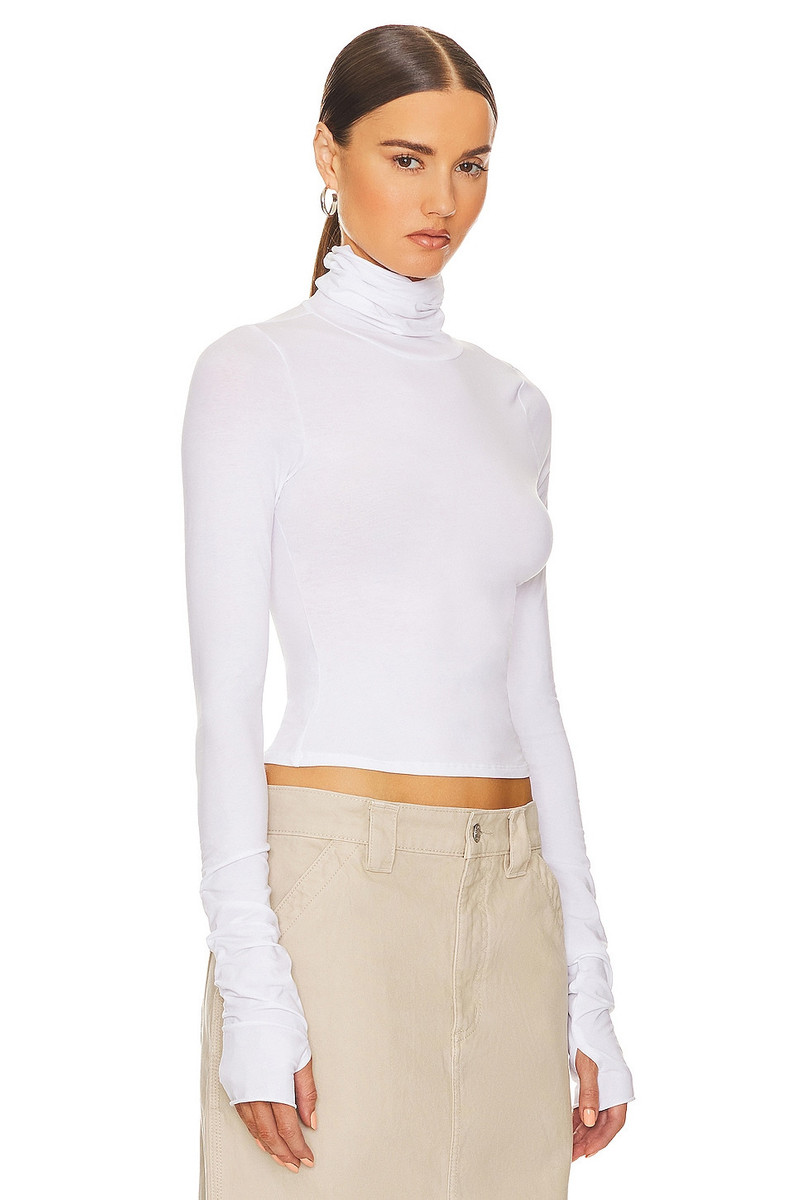 Long Sleeve Turtleneck in 2nd Skin Jersey 2