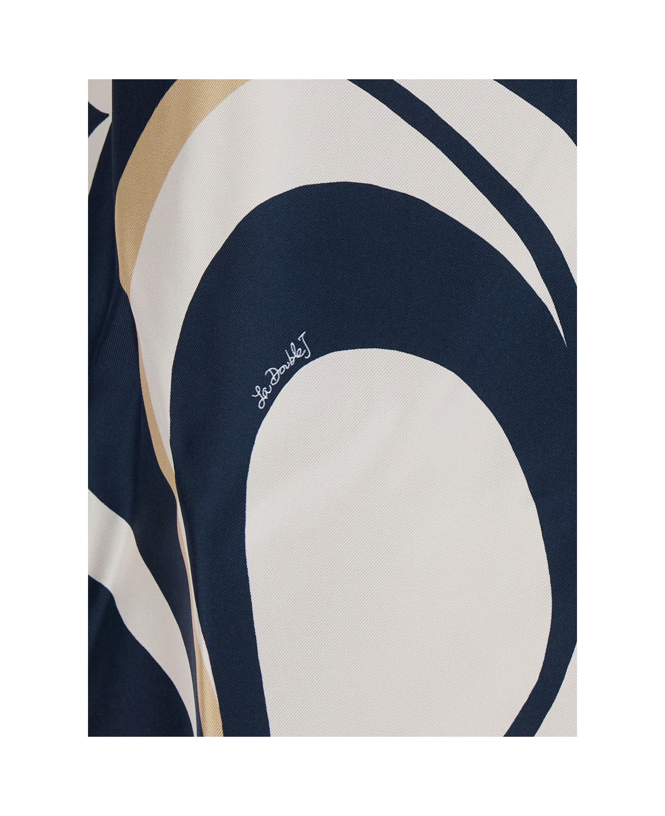 Multicolor Long Dress With All-over Geometric Motif In Fabric Woman - 3