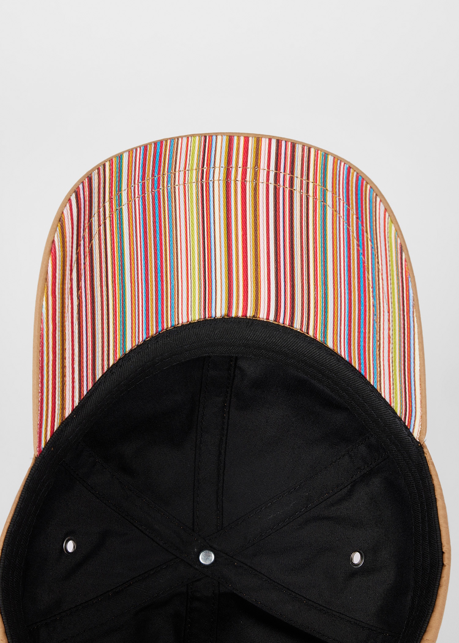Camel 'Signature Stripe' Underbrim Baseball Cap - 4