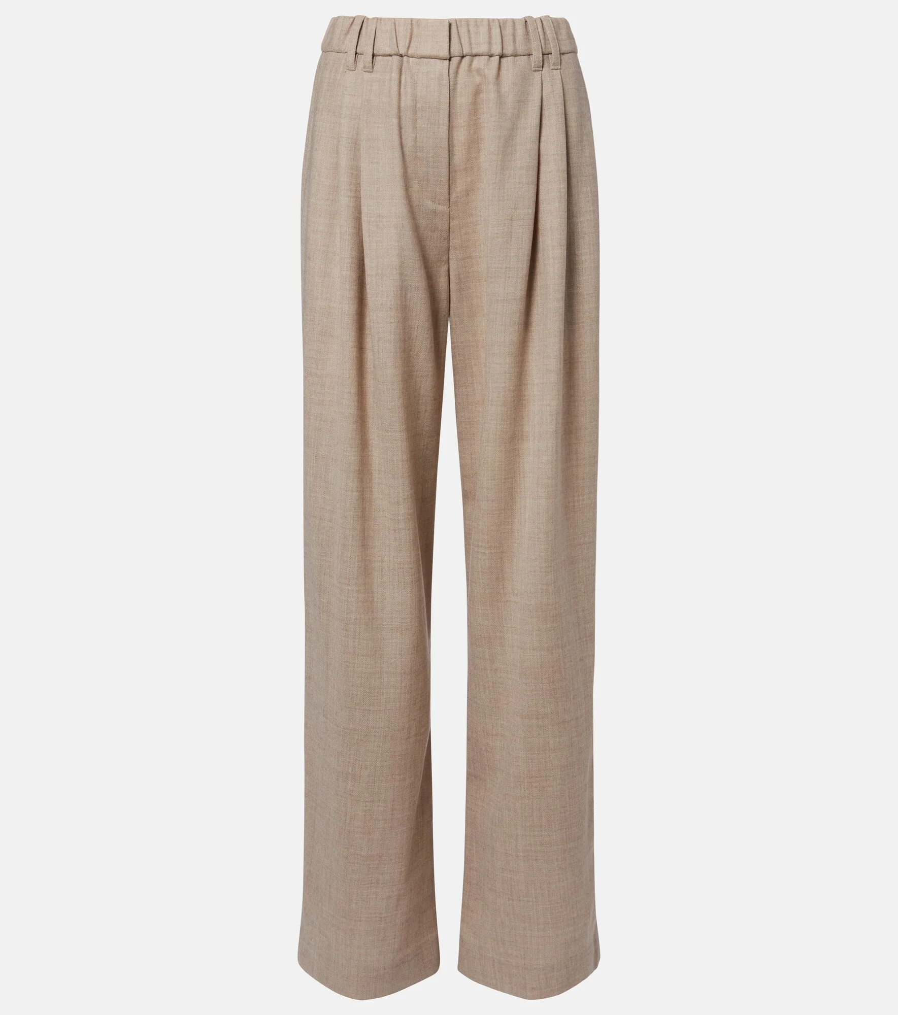 Monili virgin wool wide-leg pants - 1