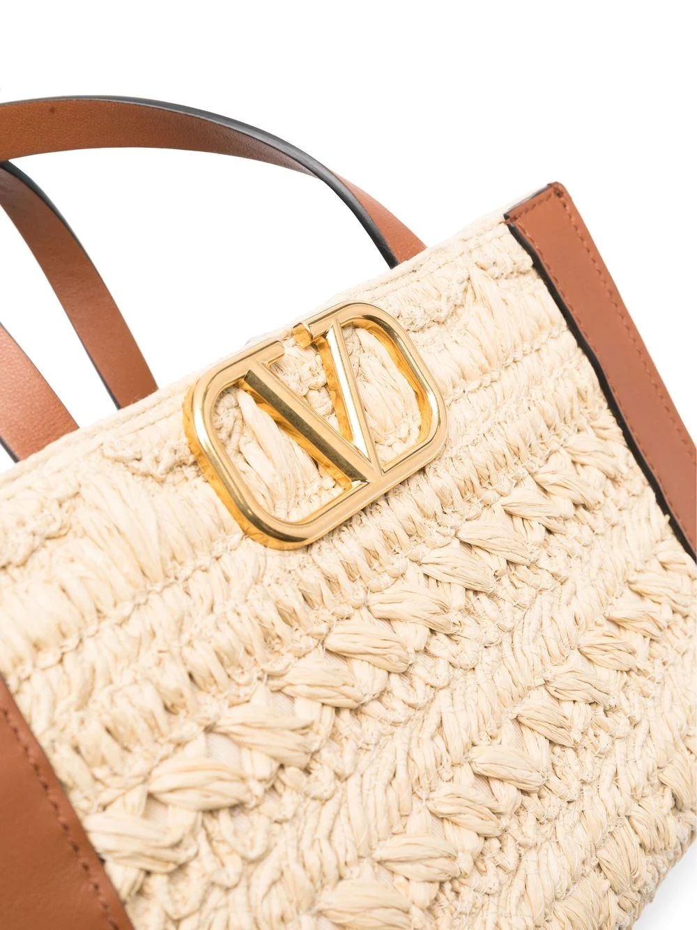 VLogo woven tote bag - 5