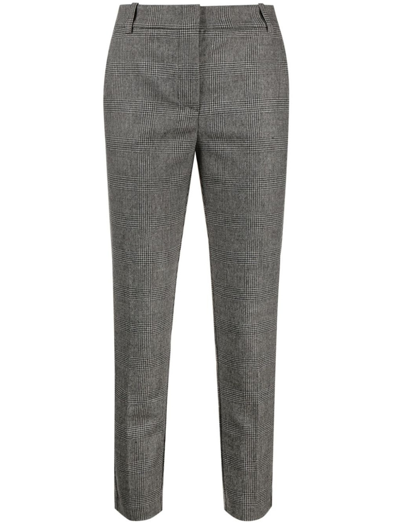 Bello checkered slim-fit trousers 1