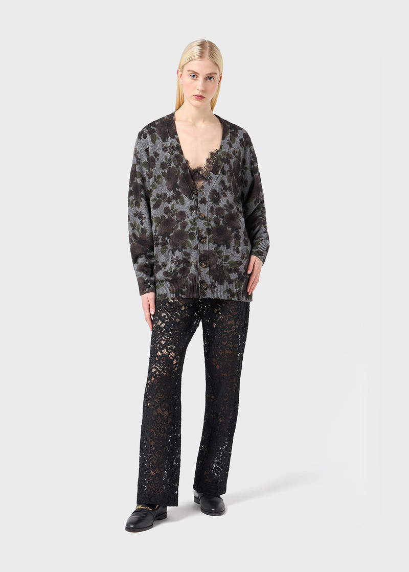 Blumarine ROSE PRINT CARDIGAN outlook