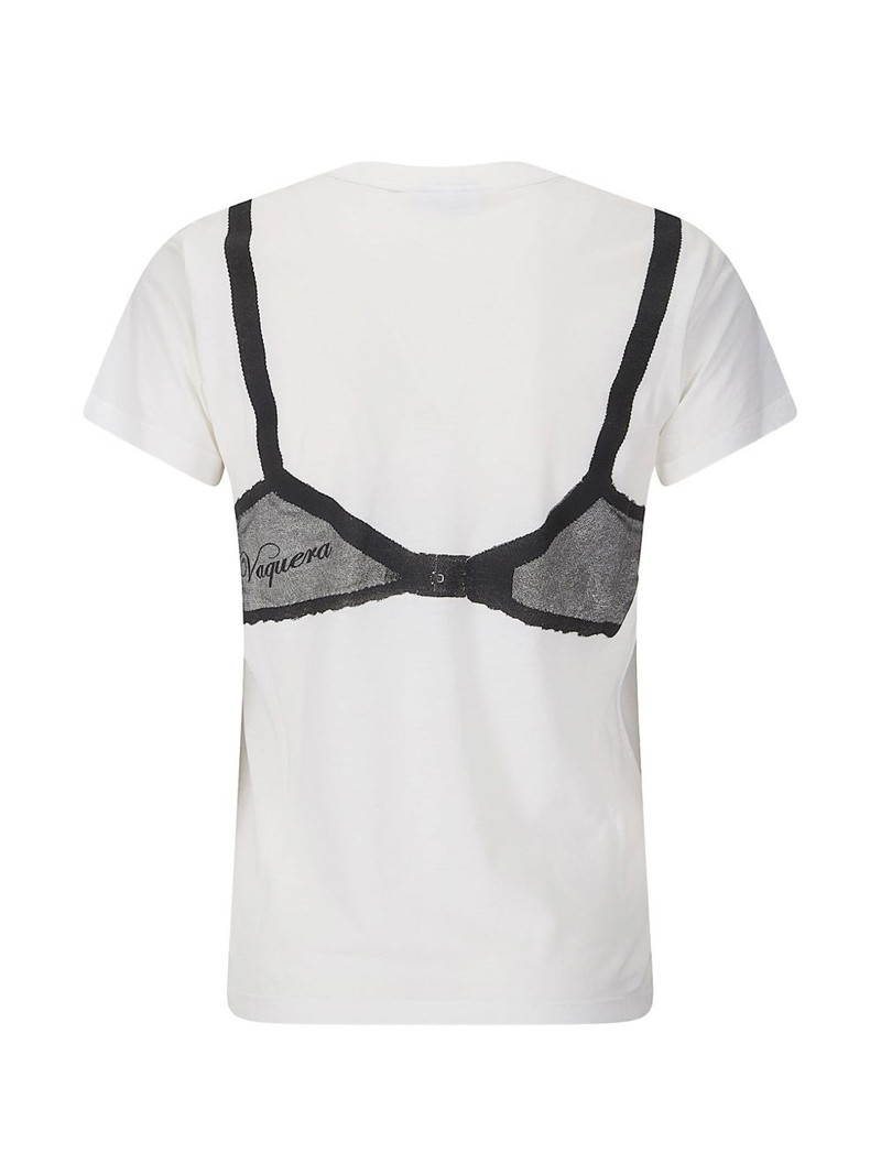 VAQUERA bra-print T-shirt outlook