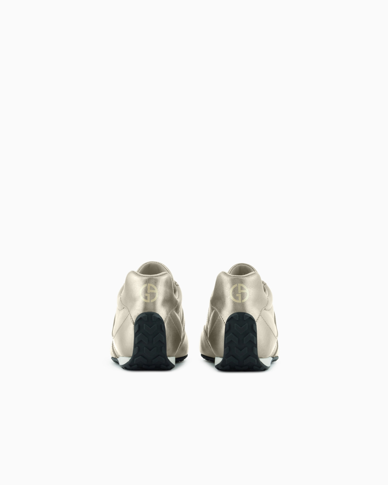 LAMÉ LEATHER SNEAKERS - 4