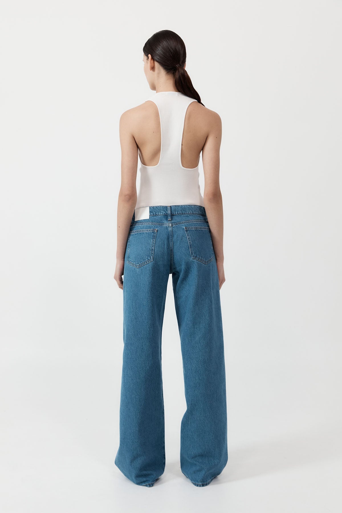 Low Rise Jeans - Denim Blue - 4