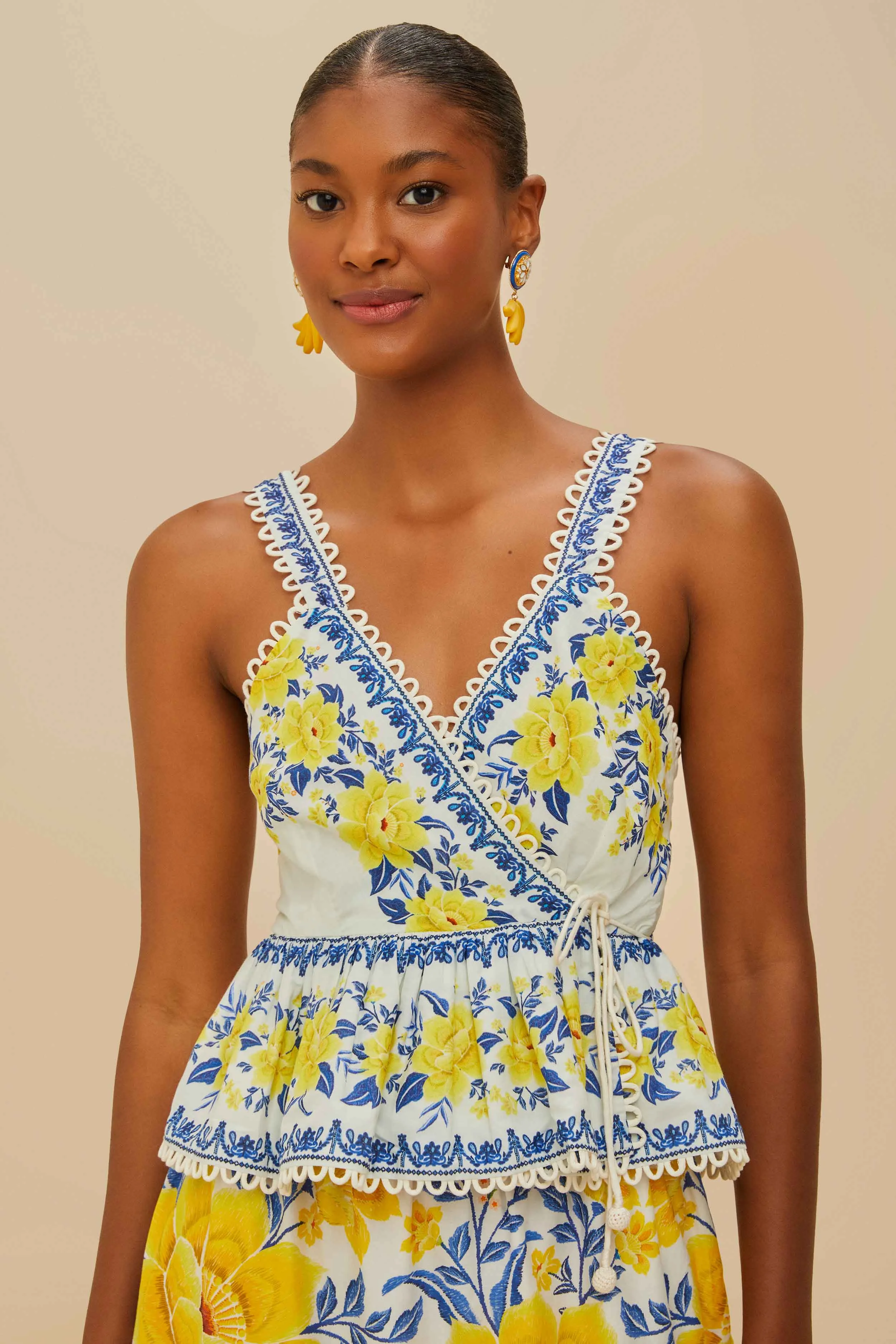 Off-White Zuli Sleeveless Blouse - 1