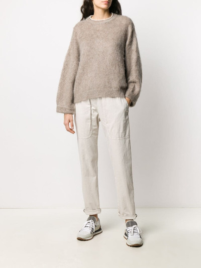 Brunello Cucinelli crew neck long-sleeved jumper  outlook