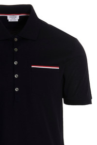Tシャツ・カットソー THOM BROWNE SS25 'RWB' polo shirt (FKP119AY5502 100) org.jpg