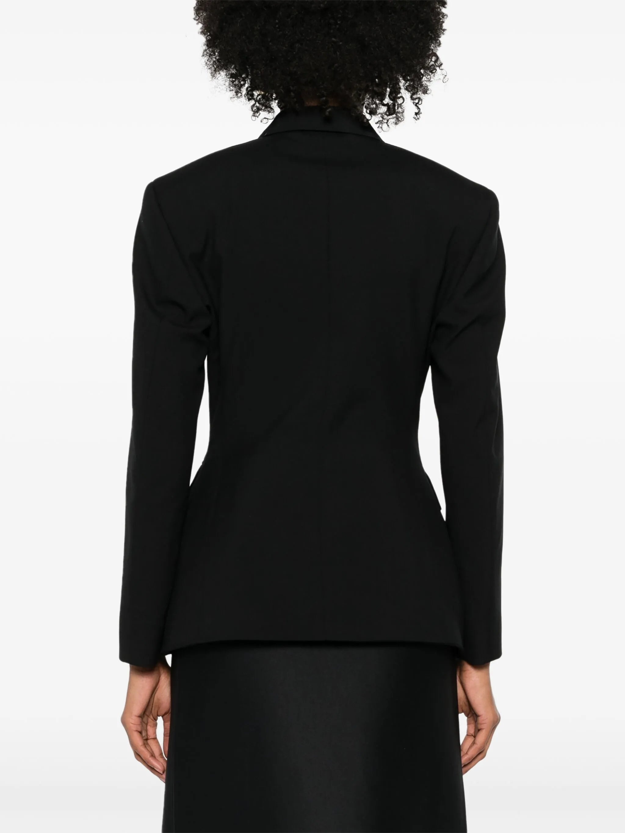 Single-breasted Wool Blazer - 3