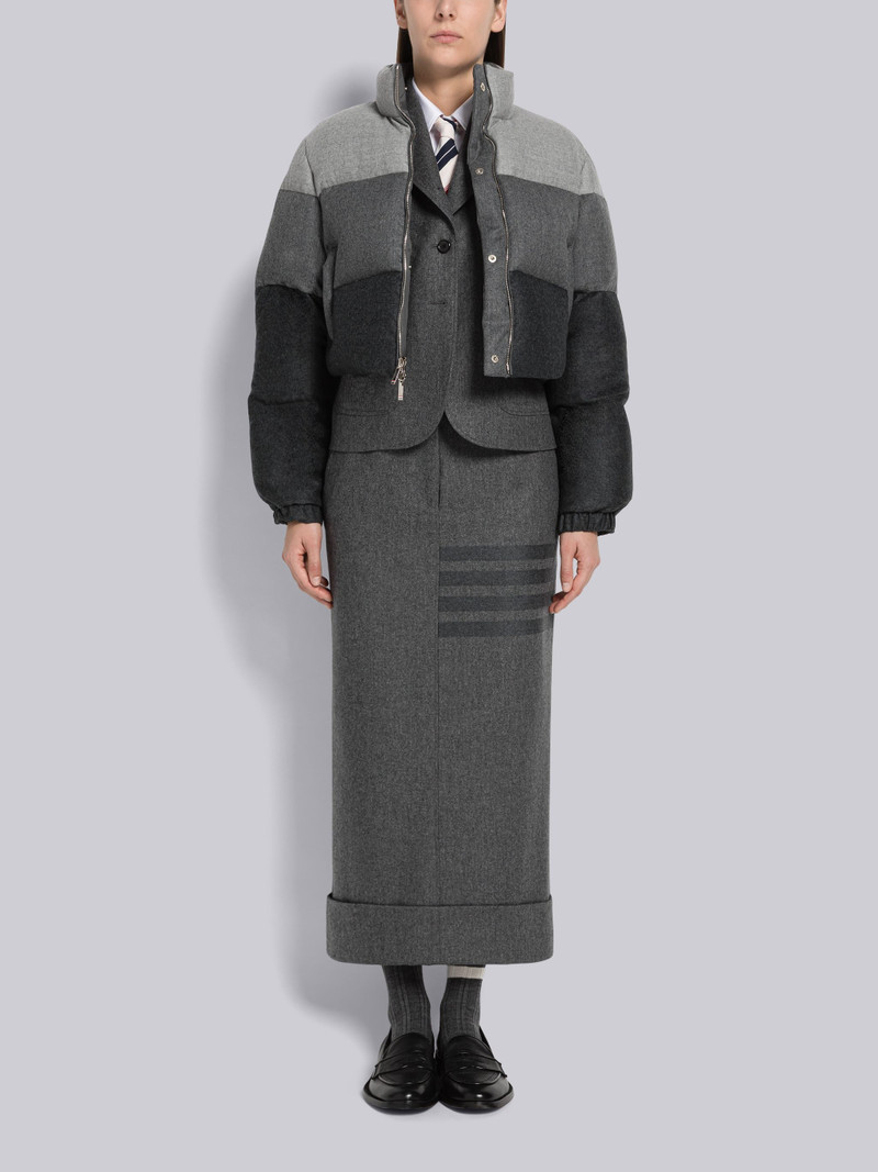 Oxford Round Collar Corset Seam Shirtdress 4