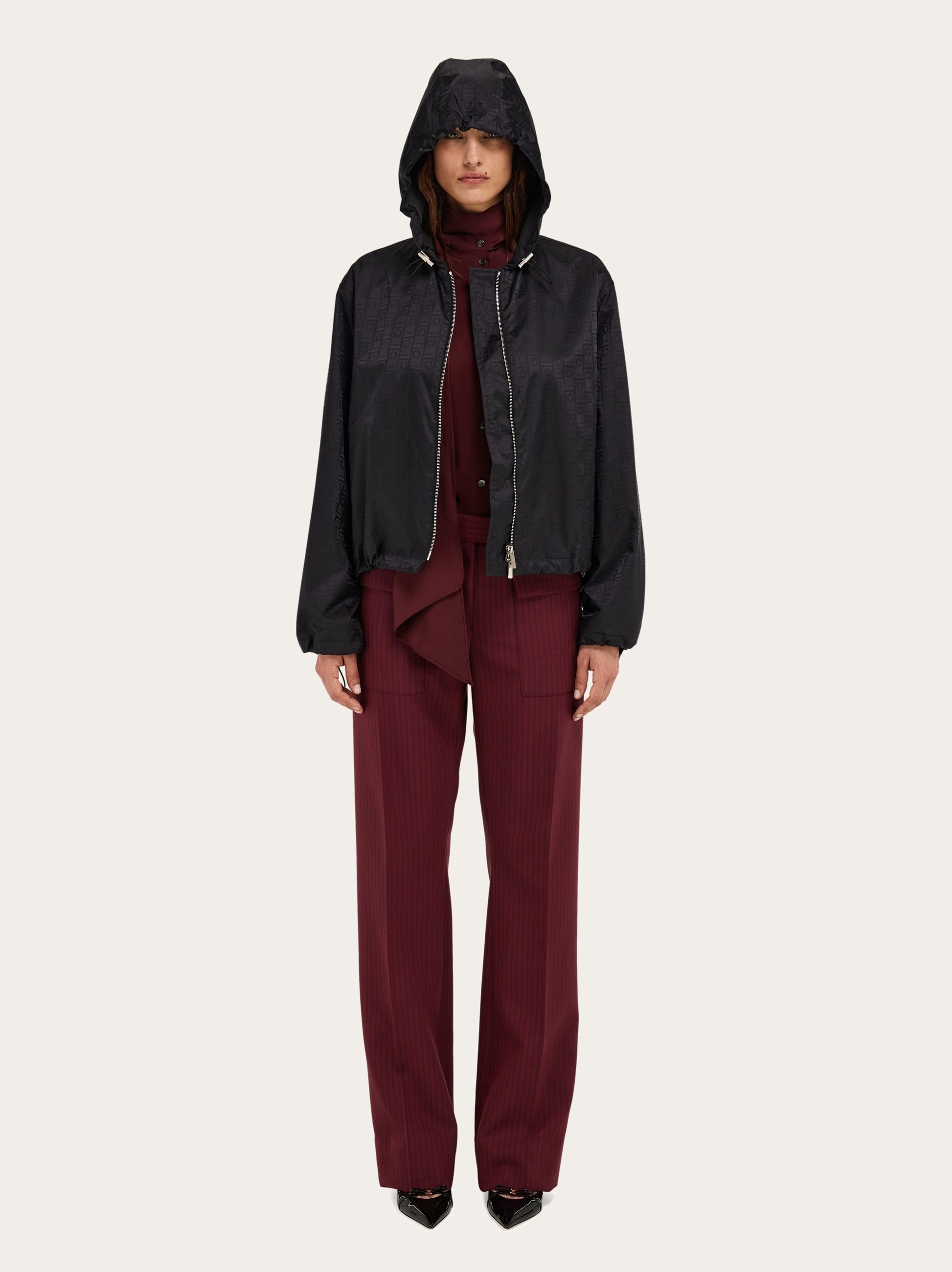 Ferragamo Monogram wind jacket - 8