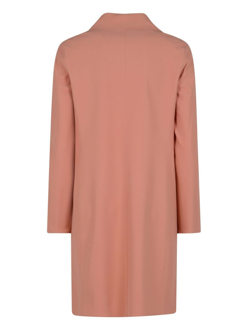 Herno collar-detail coat outlook