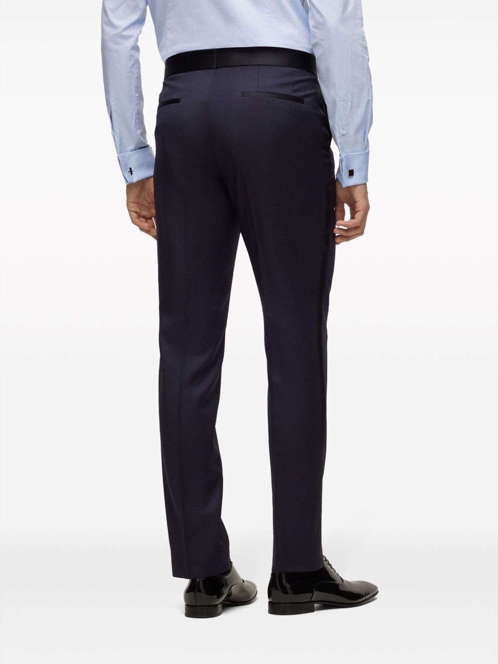 tailored virgin wool trousers - 4