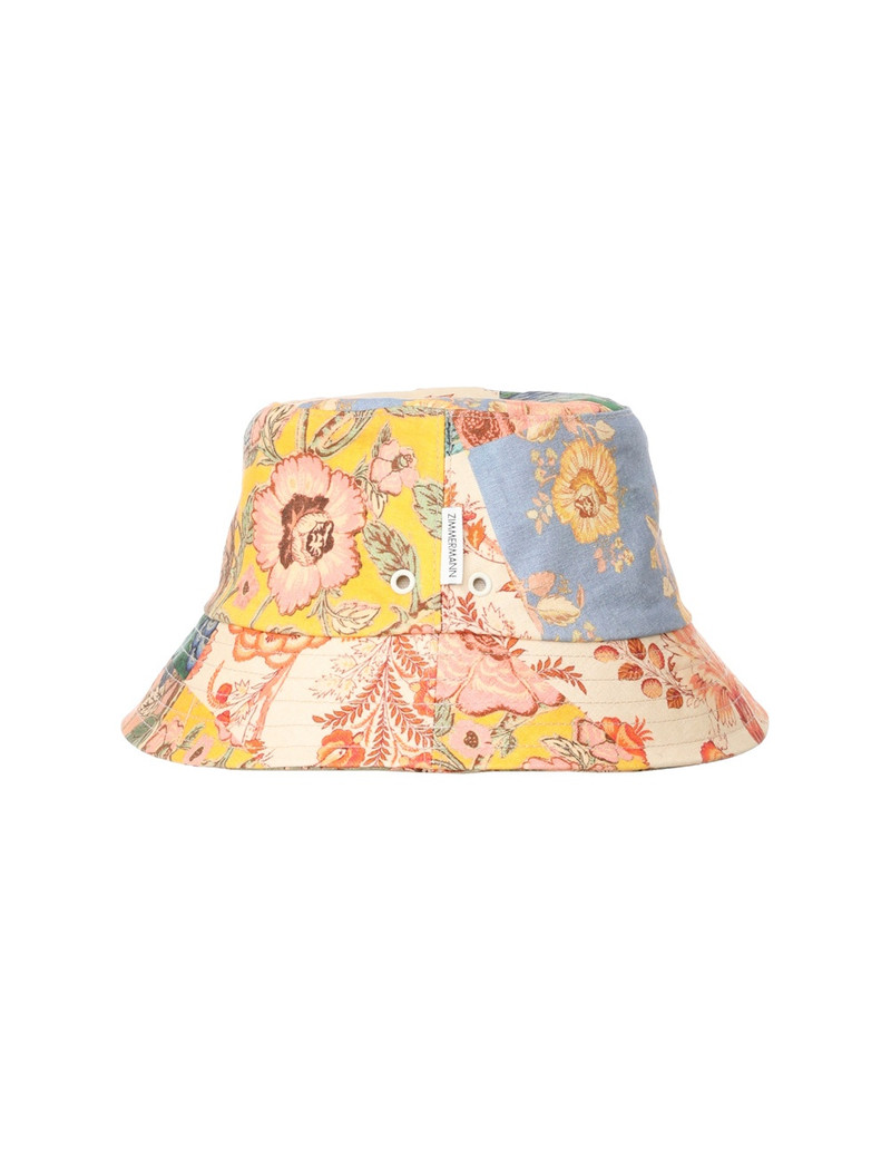 Zimmermann PRINTED CANVAS BUCKET HAT outlook