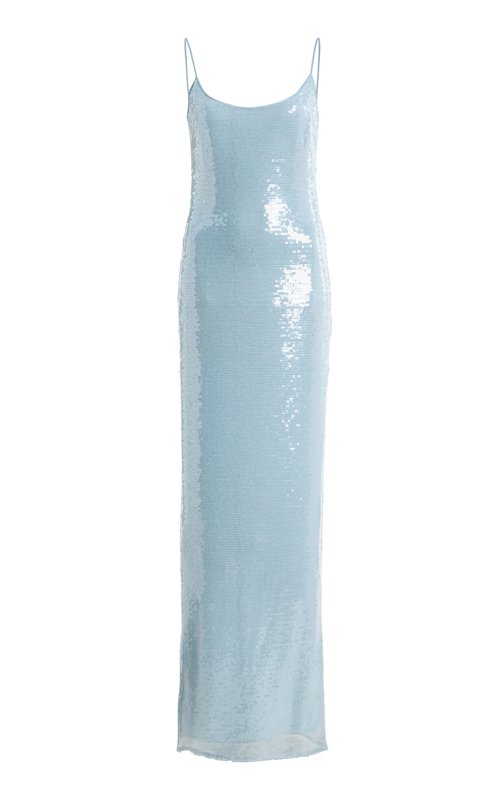 Exclusive Isis Sequined Maxi Dress light blue - 1