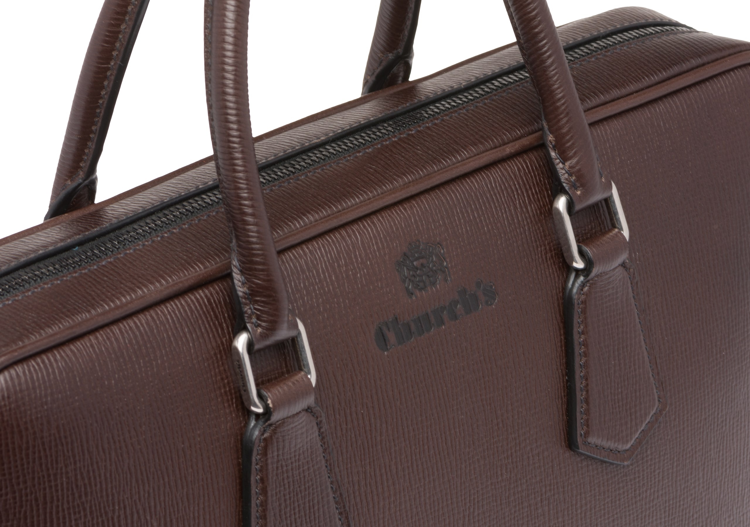 Craven
St James Leather Laptop Bag Coffee - 4