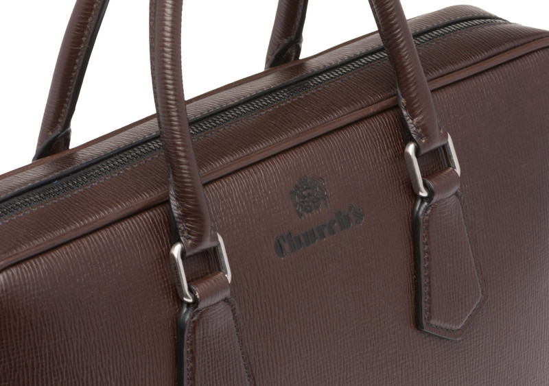 Craven
St James Leather Laptop Bag Coffee 4